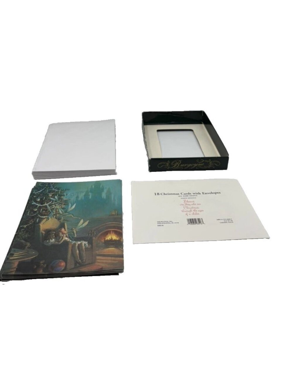 Burgoyne Vintage Christmas Dreams Cards Lot 17 Fairy Holiday Greeting Envelopes